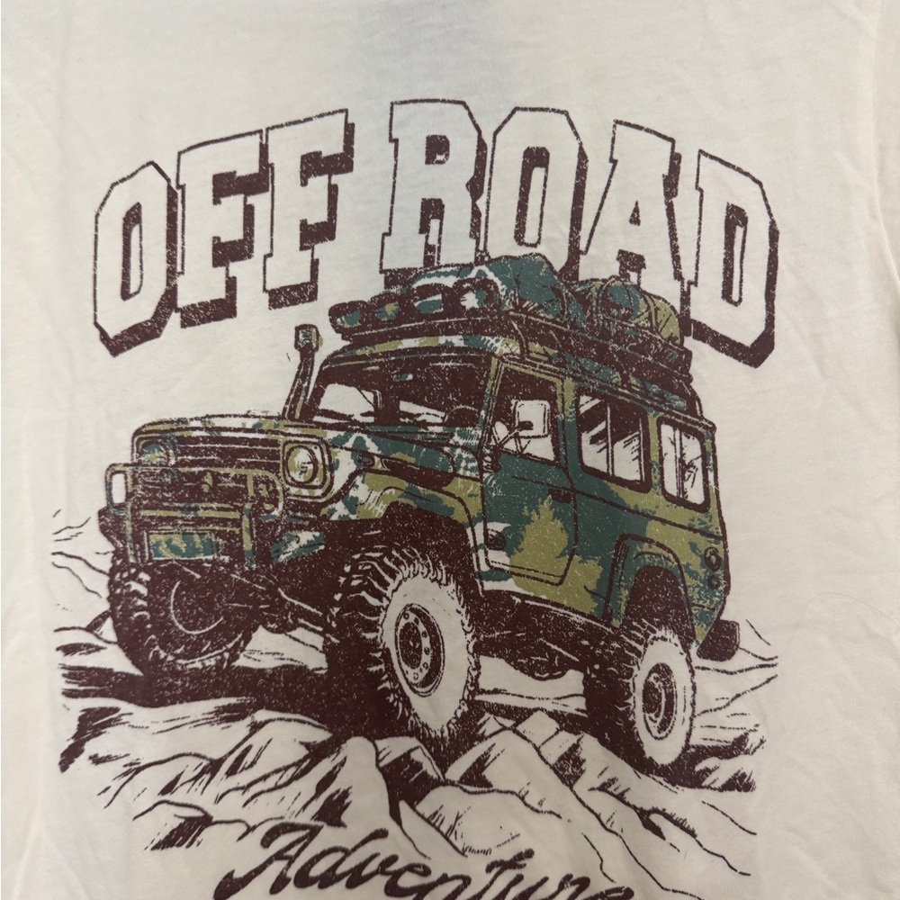 RSQ Off Road Adventure Graphic T Shirt Size Medium Short Sleeve - Picture 4 of 4